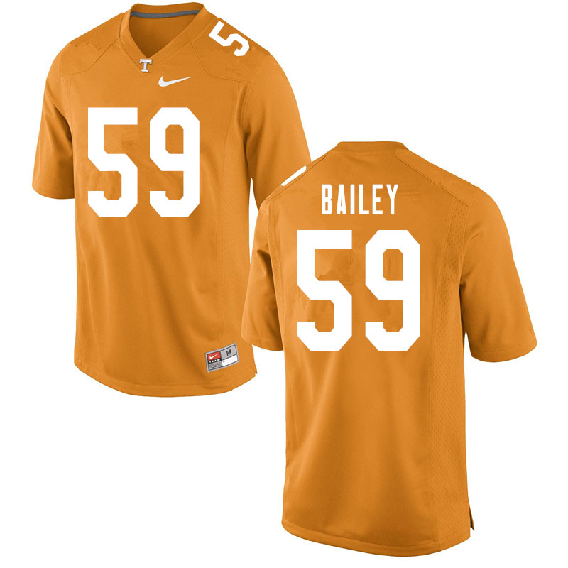 Men #59 Dominic Bailey Tennessee Volunteers College Football Jerseys Sale-Orange